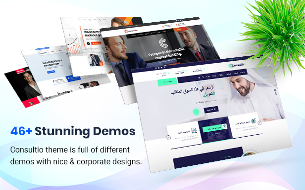 Consultio - Corporate Consulting WordPress Theme