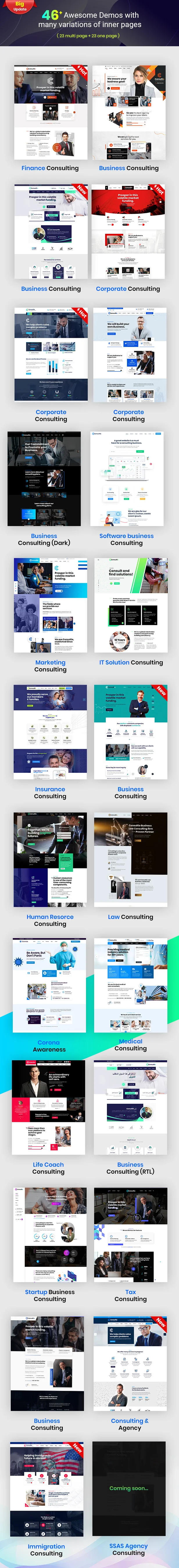 Consultio - Corporate Consulting WordPress Theme