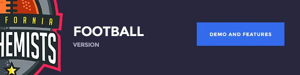 The Alchemists WordPress Theme - Phiên bản bóng bầu dục Mỹ