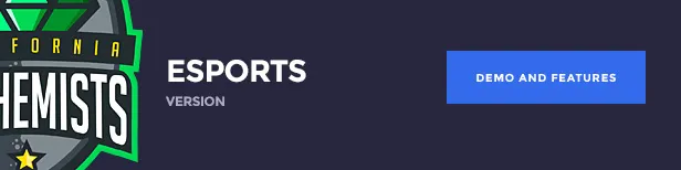 The Alchemists WordPress Theme - phiên bản eSports