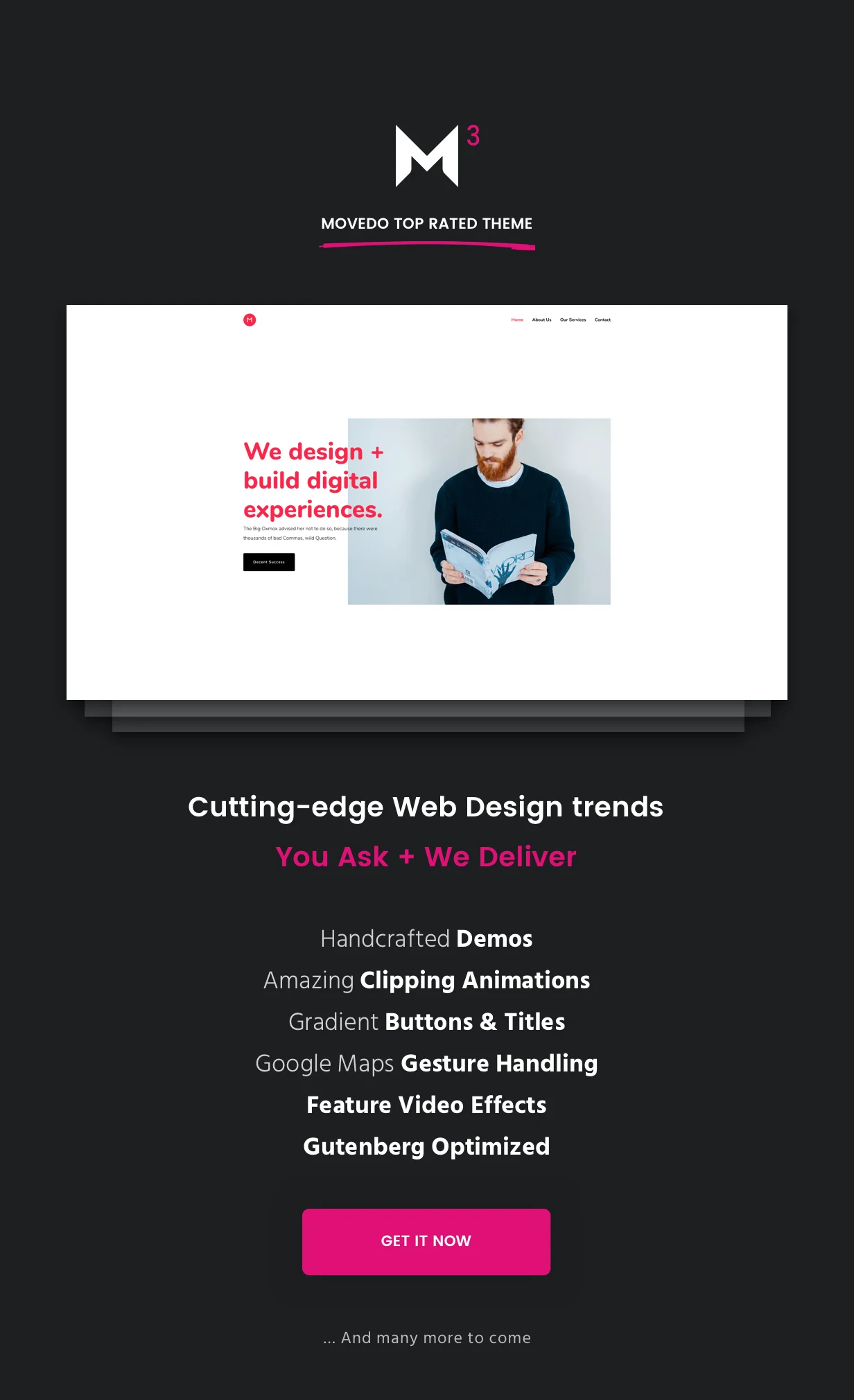 Movedo v3.5.1 NULLED - Responsive Multi-Purpose WordPress Theme 2 Movedo v 3.0