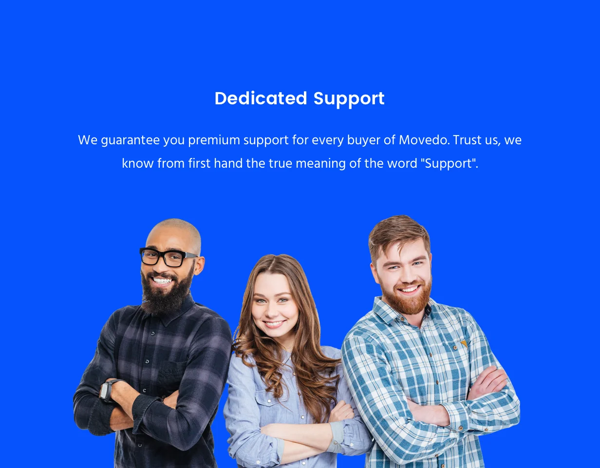 Movedo v3.5.1 NULLED - Responsive Multi-Purpose WordPress Theme 27 Nhóm hỗ trợ Movedo