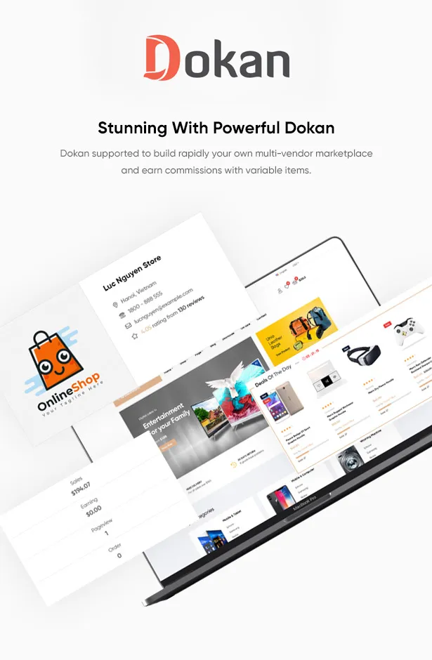 ekommart - WordPress thương mại điện tử tất cả trong một Theme