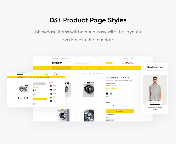 ekommart - WordPress thương mại điện tử tất cả trong một Theme