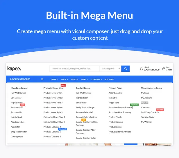 Kapee - Cửa hàng thời trang WooCommerce Theme 5