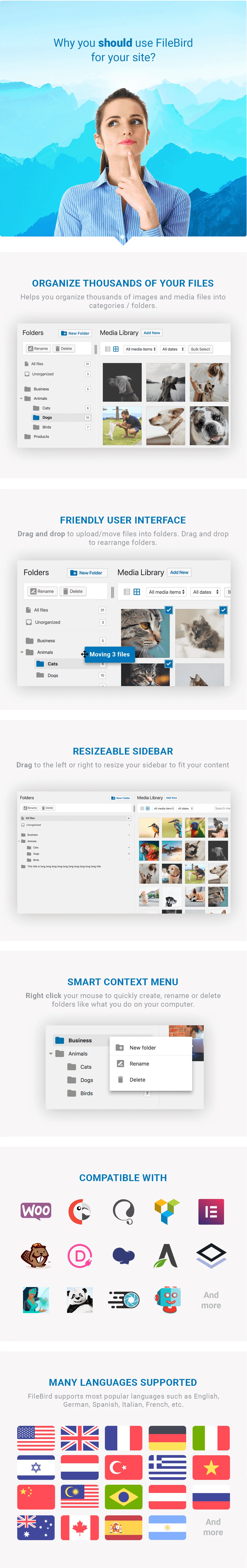 Tính năng FileBird