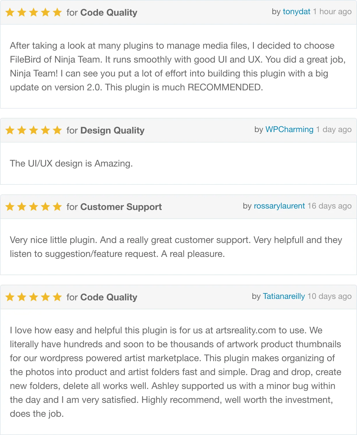 Đánh giá về FileBird