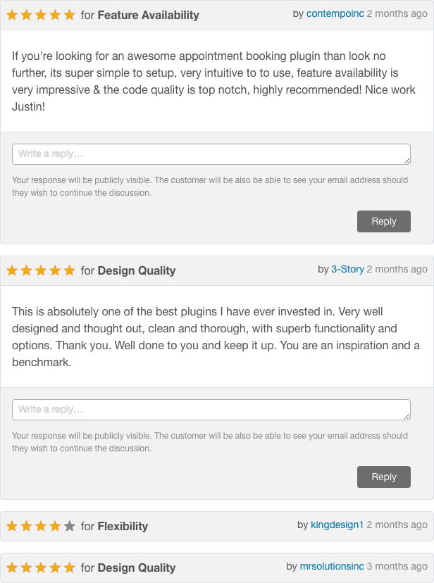 Đã đặt - Đặt lịch hẹn cho WordPress - 3