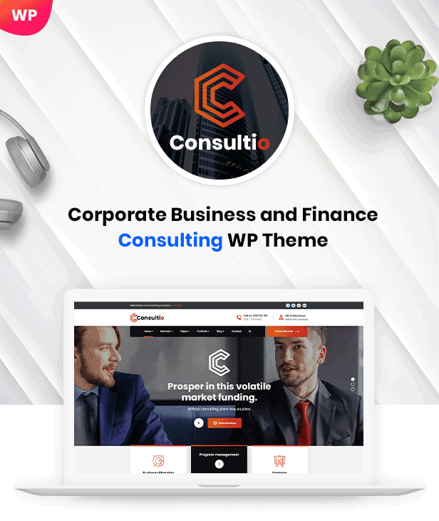 Consultio - Corporate Consulting WordPress Theme
