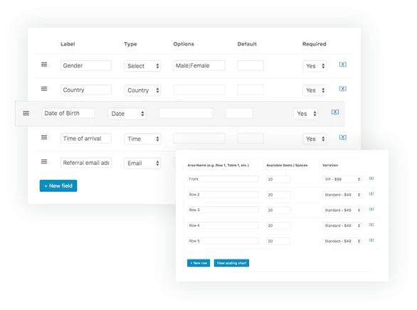 Dễ dàng nắm bắt và xuất thông tin quan trọng của người tham dự