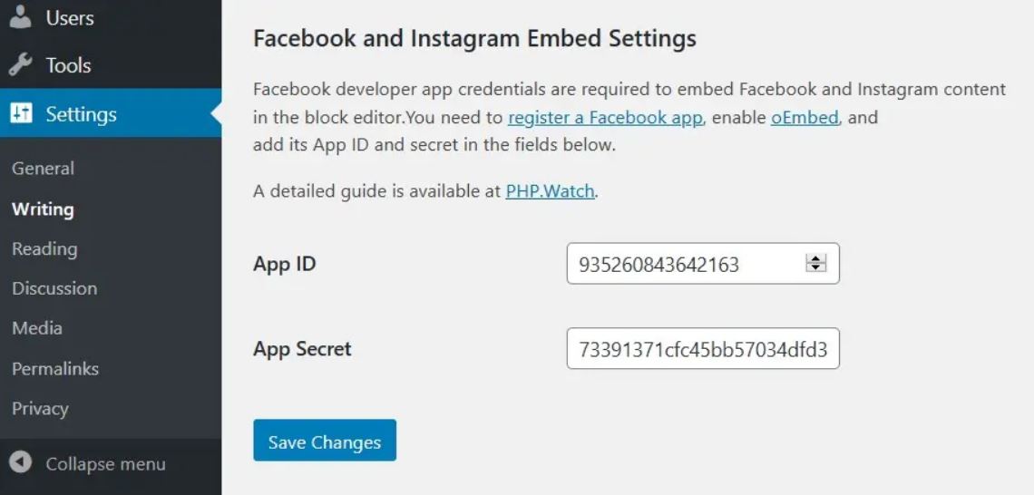 Facebook & Instagram embeds