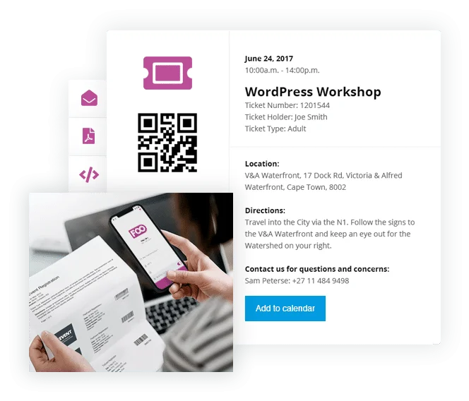 Gửi những tấm vé trông chuyên nghiệp giúp sự kiện của bạn nổi bật giữa đám đông