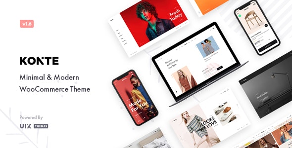Konte - Tối giản & Hiện đại WooCommerce WordPress Theme - WooCommerce Thương mại điện tử