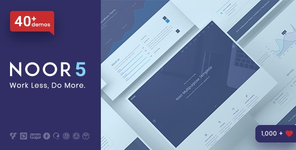 Noor - WordPress đa mục đích tối thiểu Theme, AMP & RTL - WordPress sáng tạo