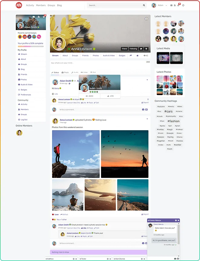PeepSo Ultimate Bundle + Gecko Theme v4.0.0.1 (+ Theme & Addons) 1 PeepSo là một plugin mạng xã hội siêu nhẹ