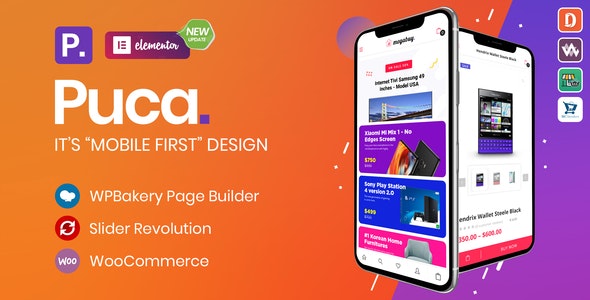 Puca - Điện thoại di động được tối ưu hóa WooCommerce Theme  - WooCommerce Thương mại điện tử