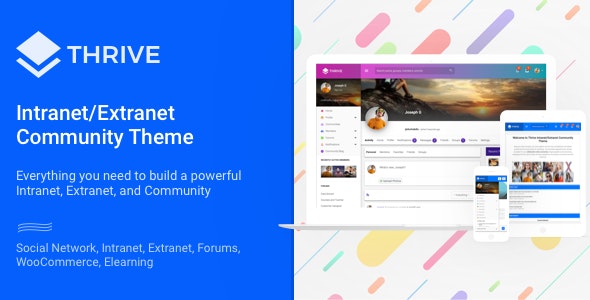 Thrive - Intranet & Community WordPress Theme - BuddyPress WordPress