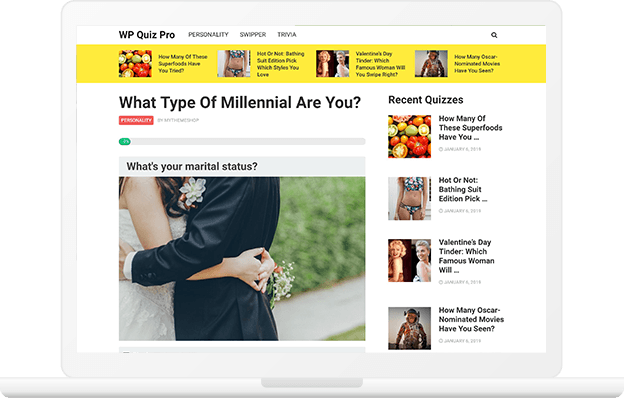 WP Quiz

 The Best WordPress Quiz Plugin