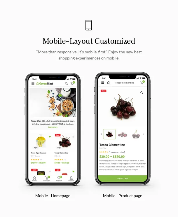 GreenMart v4.2.6 NULLED – Organic & Food WooCommerce WordPress Theme 11 GreenMart – Organic & Food WooCommerce WordPress Theme - 14