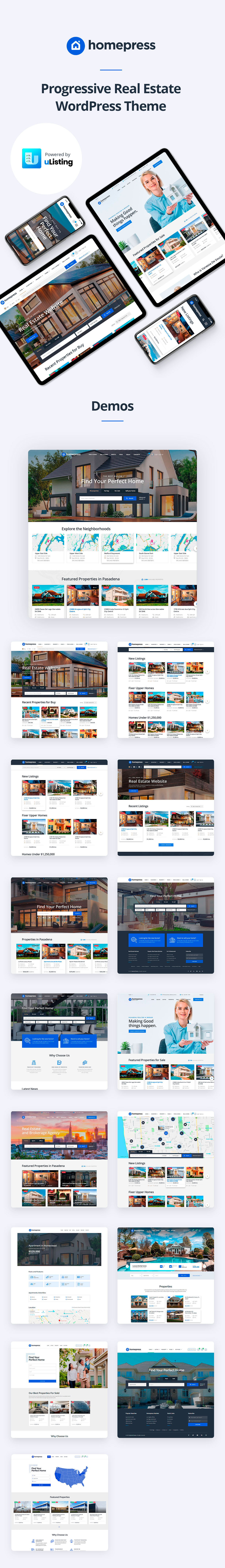 Bất động sản WordPress Theme
