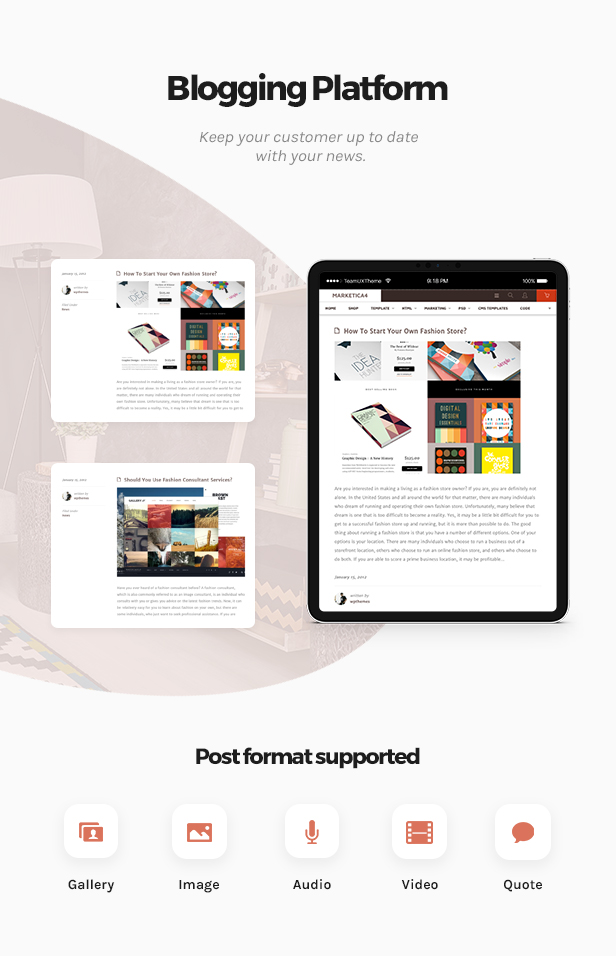 Marketica - eCommerce and Marketplace - WooCommerce WordPress Theme - 2