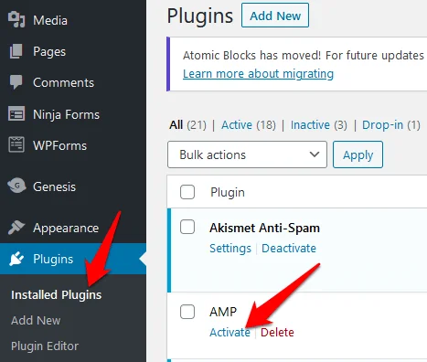 AMP là gì cho WordPress và cách cài đặt AMP cho website 12 AMP là gì cho WordPress và cách cài đặt AMP cho website