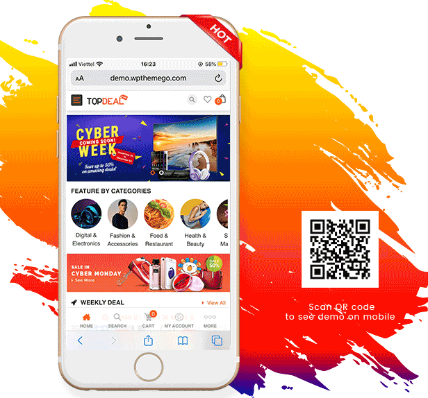 TopDeal - WordPress Thị trường đa nhà cung cấp thịnh hành nhất Theme