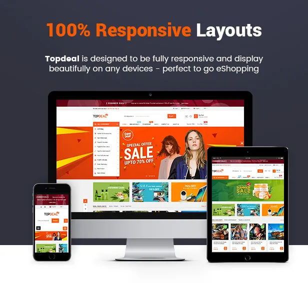 TopDeal v2.3.18 Nulled - Multi Vendor Marketplace WordPress Theme (Mobile Layouts Ready) 11 SW HotDeal - WooCommerce Theme