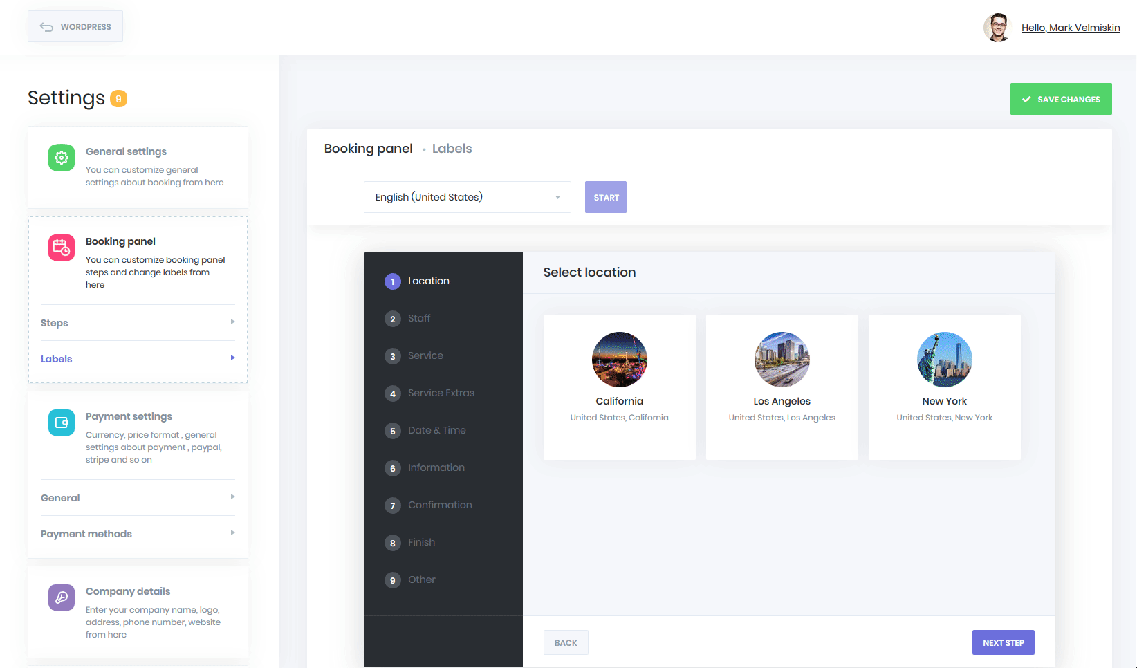 Booknetic - Hệ thống đặt lịch và đặt lịch hẹn với WordPress - Dễ dịch
