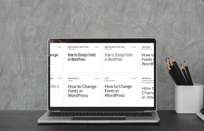 Cách thay đổi phông chữ trong WordPress 2 Cách thay đổi phông chữ trong WordPress