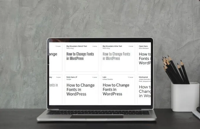 Cách thay đổi phông chữ trong WordPress 2 Cách thay đổi phông chữ trong WordPress