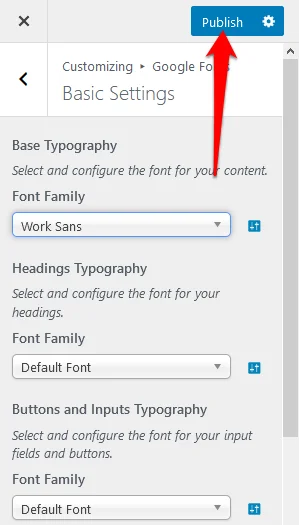 Cách thay đổi phông chữ trong WordPress 21 Cách thay đổi phông chữ trong WordPress