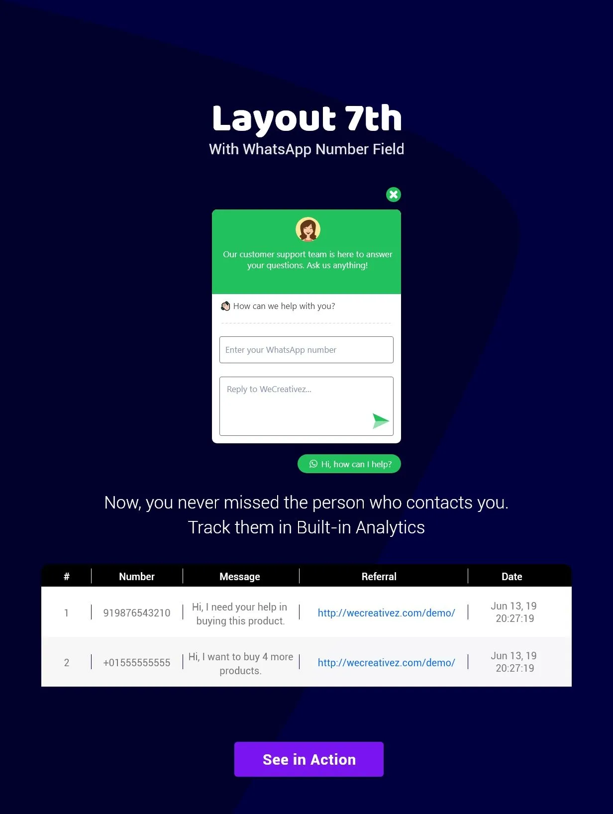 WordPress WhatsApp Support - 2