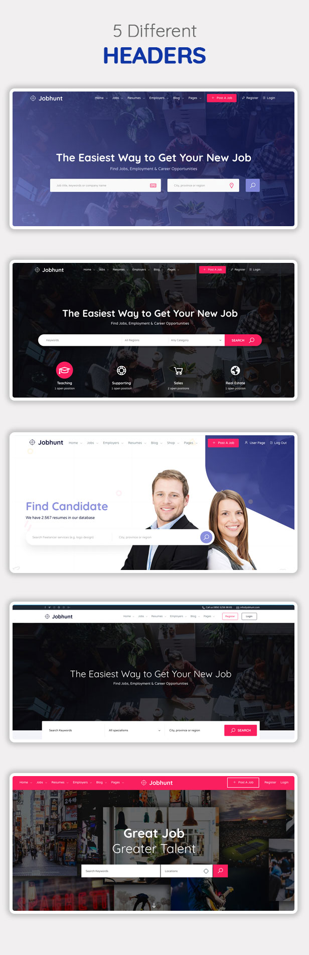 Jobhunt - Chủ đề WordPress Job Board cho WP Job Manager - 9