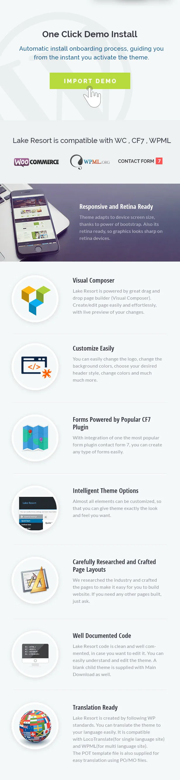 Lakecious: Resort và Khách sạn WordPress Theme - 3