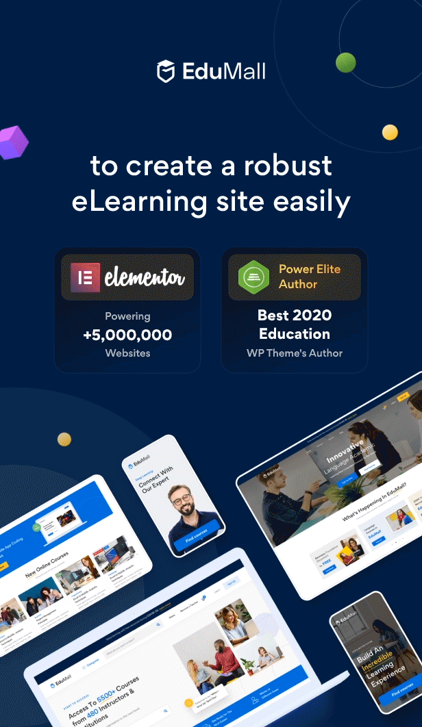 EduMall - Trung tâm Giáo dục LMS Chuyên nghiệp WordPress Theme - 3