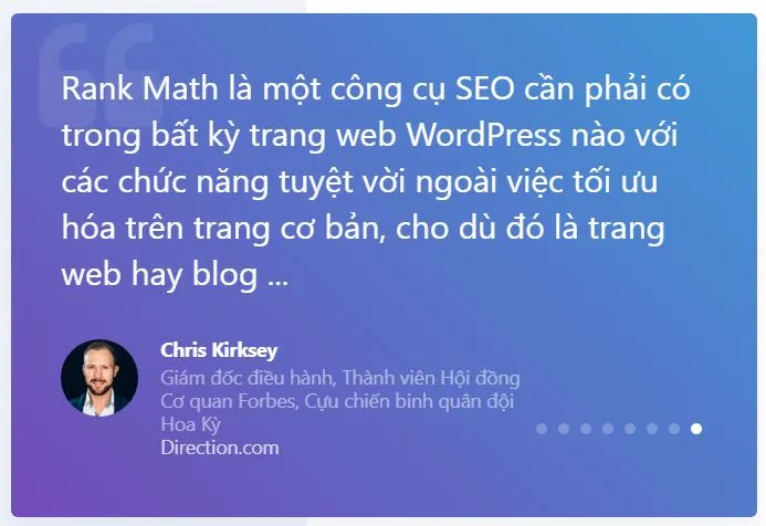 Các SEO hàng đầu đang yêu thích Rank Math Pro