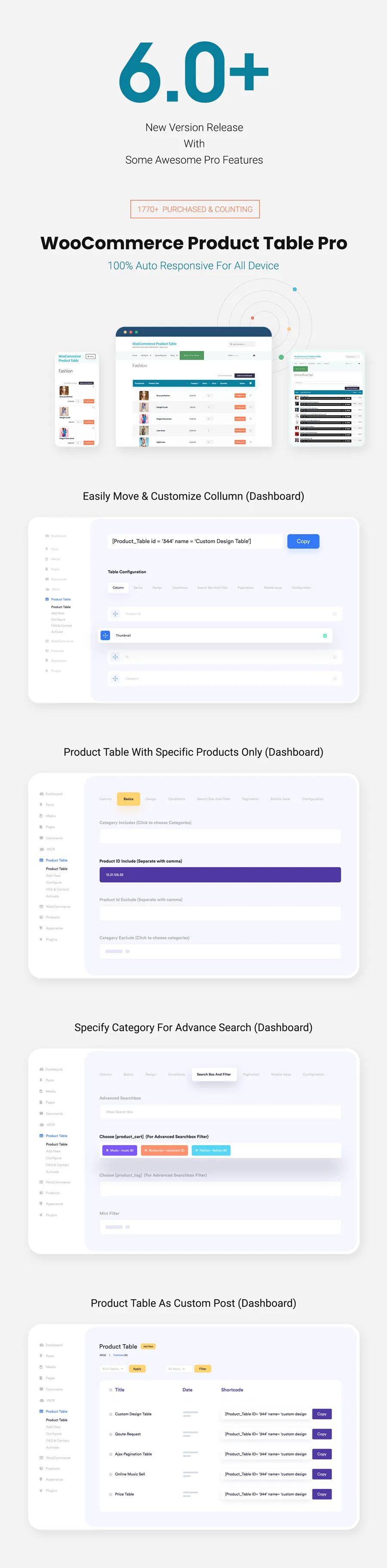 Woo Product Table Pro - WooCommerce Giải pháp xem Bảng sản phẩm - 7