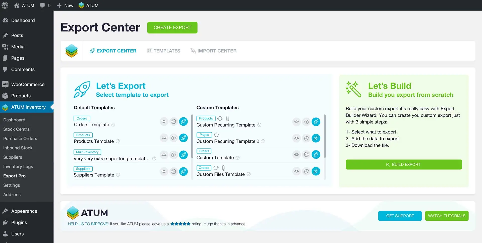 ATUM Export Pro v1.3.0 NULLED - WordPress data export 2 ATUM Export PRO 1