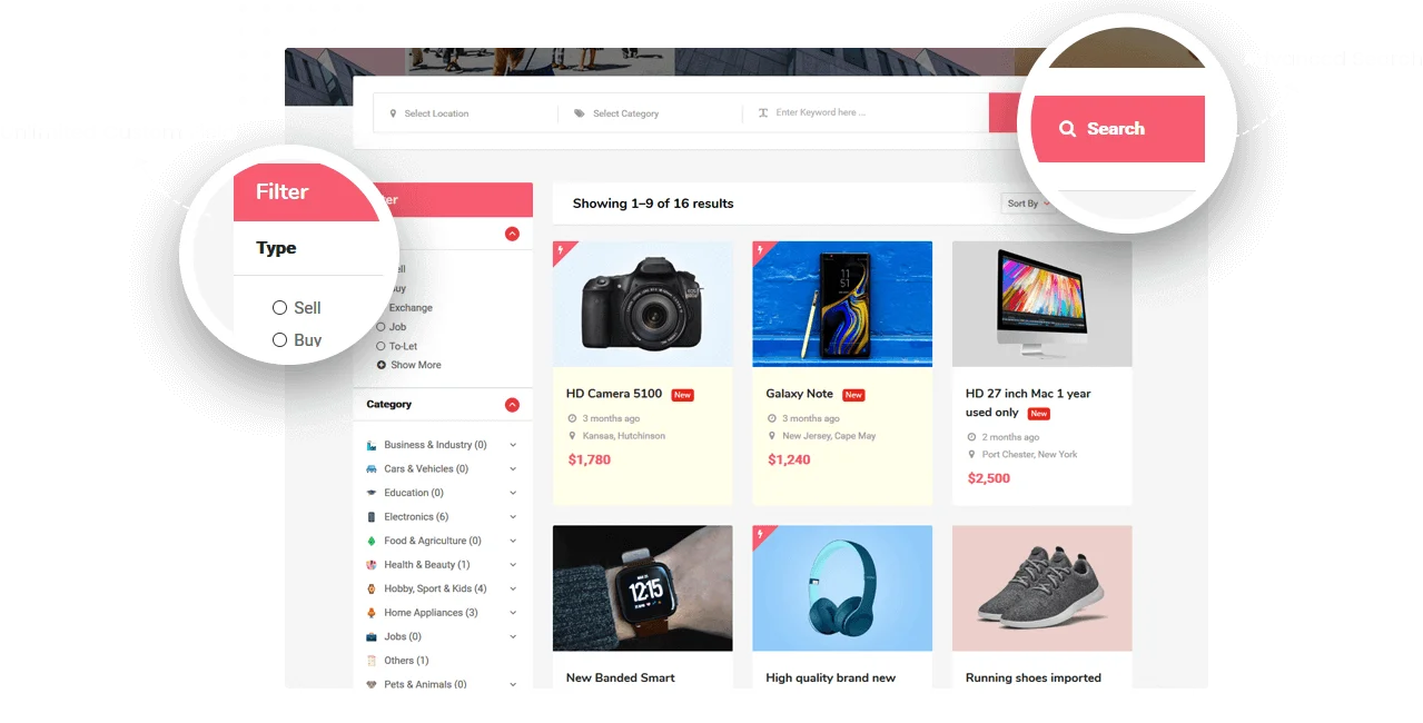 Advanced Search Options