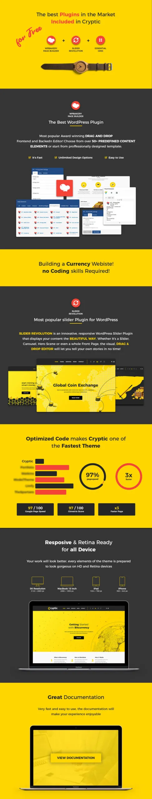 Cryptic - Cryptocurrency WordPress Theme 5