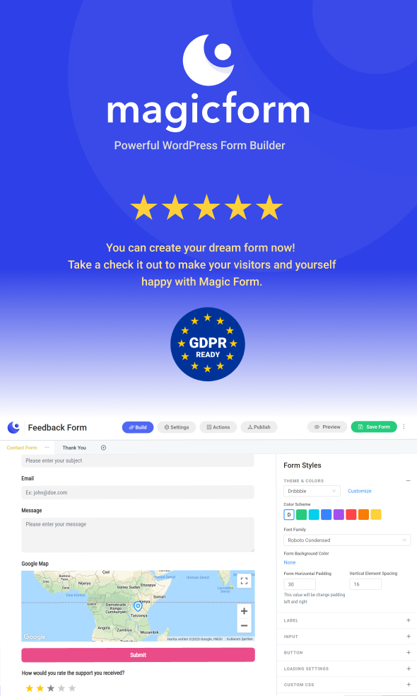 MagicForm - Trình tạo biểu mẫu WordPress 3