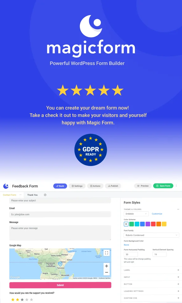 MagicForm - Trình tạo biểu mẫu WordPress 3