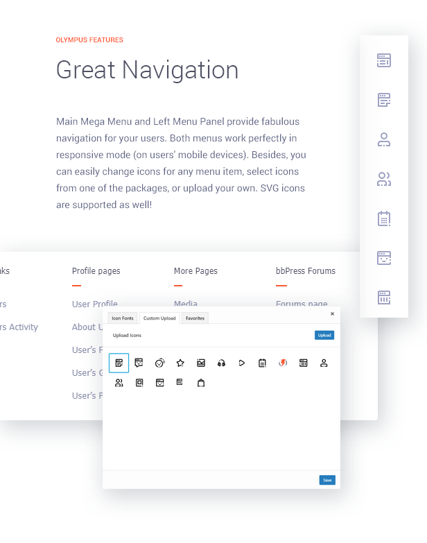 Olympus - Social Networking WordPress Theme 4