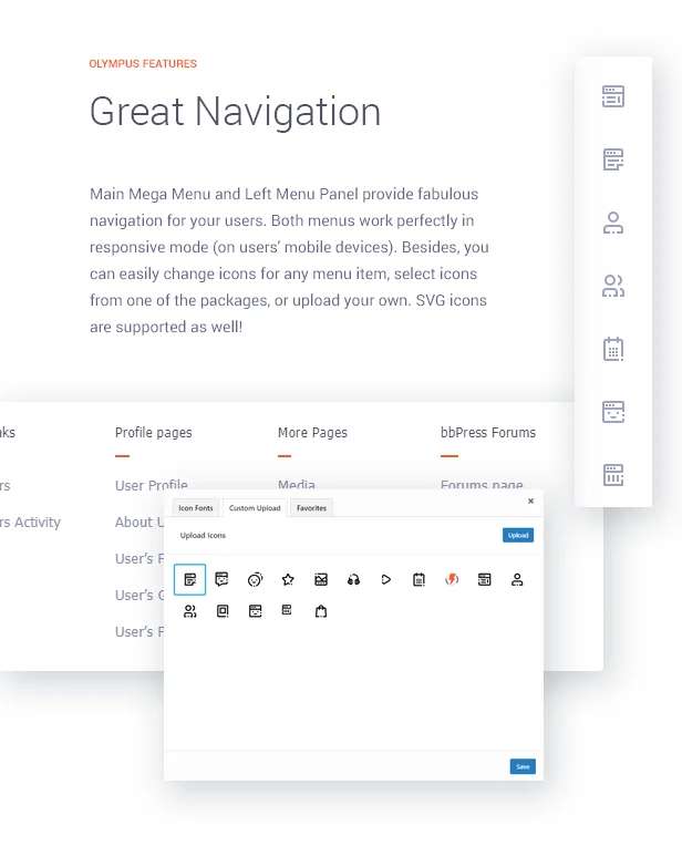 Olympus - Social Networking WordPress Theme 4