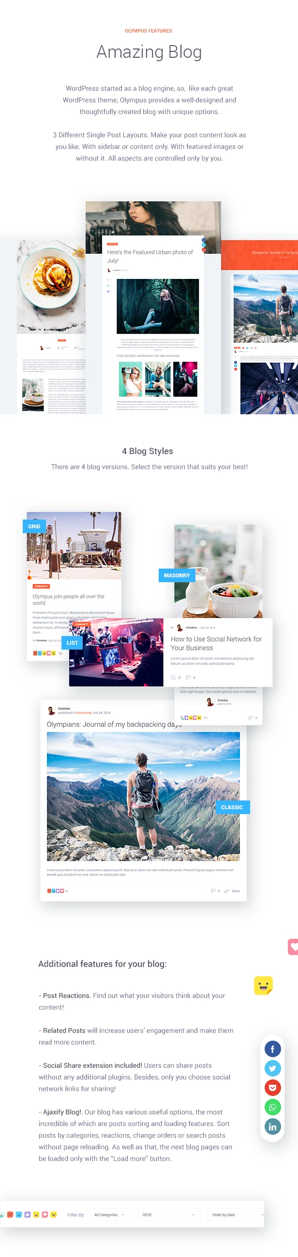 Olympus - Social Networking WordPress Theme 7