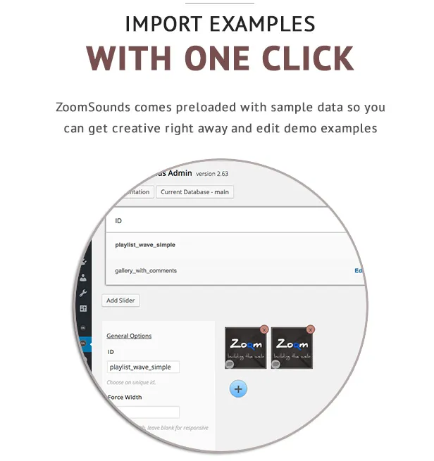 ZoomSounds - WordPress Wave Audio Player with Playlist