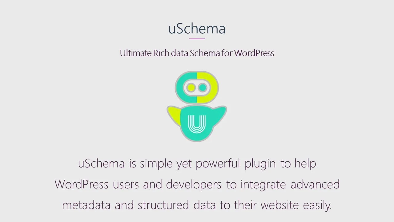 uSchema - Ultimate Rich Data Schema for WordPress