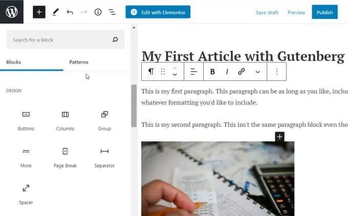 Hướng dẫn WordPress Gutenberg: Cách sử dụng Trình chỉnh sửa mới 18 Hướng dẫn WordPress Gutenberg: Cách sử dụng Trình chỉnh sửa mới
