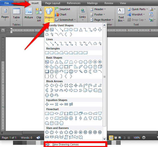 Cách vẽ (Draw) trong Microsoft Word 16 Cách vẽ (Draw) trong Microsoft Word